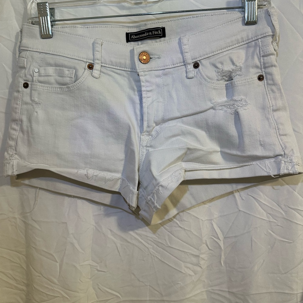 Abercrombie & Fitch White Women's Shorts